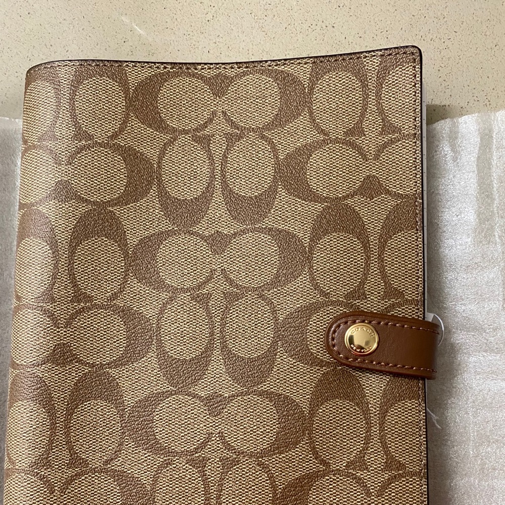 Brand new coach notebook